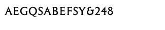 Serif fonts D-G: EF Columna Solid