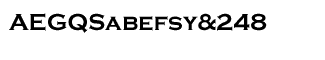 Serif fonts D-G: EF Copperplate Bold
