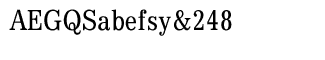 Serif fonts D-G: EF Digi Antiqua Light Condensed