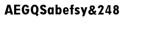 Serif fonts D-G: EF Digi Grotesk N Bold Condensed