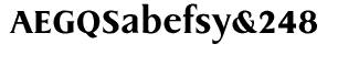 Serif fonts D-G: EF Dragon Bold