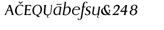 EF Dragon fonts: EF Dragon CE Light Italic