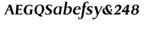 EF Dragon Demi Bold Italic