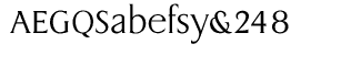 Serif fonts D-G: EF Dragon Extra Light