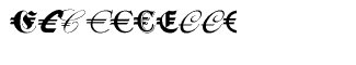 EF Euro fonts: EF EuroDeco One