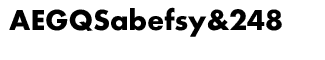Serif fonts D-G: EF Futura Bold