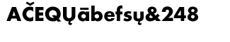 Serif fonts D-G: EF Futura CE Bold