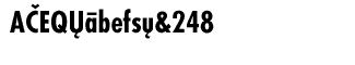 Serif fonts D-G: EF Futura CE Bold Condensed