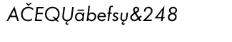 Serif fonts D-G: EF Futura CE Book Oblique