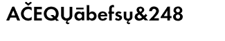 Serif fonts D-G: EF Futura CE Demi Bold
