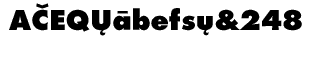 Serif fonts D-G: EF Futura CE Extra Bold