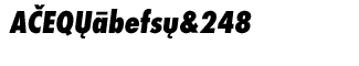 EF Futura CE Extra Bold Condensed Oblique