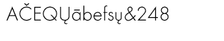 Serif fonts D-G: EF Futura CE Light