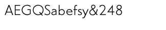 Serif fonts D-G: EF Granby Light