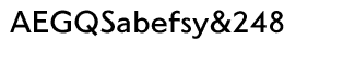 Serif fonts D-G: EF Granby Medium