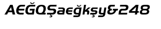 Serif fonts D-G: EF Handel Sans T Bold Oblique
