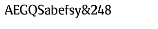 EF Keule fonts: EF Keule Semi Serif Regular