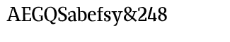 EF Keule fonts: EF Keule Serif Regular