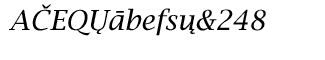 EF Fonts: EF Lucida Bright CE Roman Italic