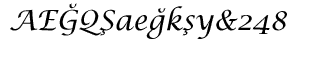 Serif fonts D-G: EF Lucida Calligraphy T Regular