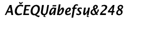 EF Lucida Sans Narrow CE Demi Bold Italic