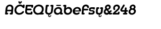 EF Media Serif CE Demi Bold Italic