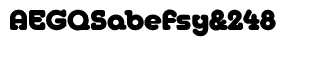 Serif fonts D-G: EF Media Serif Extra Bold