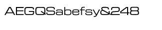 Serif fonts: EF Microgramma Medium Extended