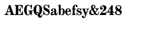 EF Modern fonts: EF Modern Extended Bold
