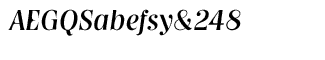 EF Nashville fonts: EF Nashville Regular Italic