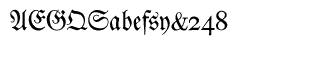 EF Neue fonts: EF Neue Luthersche Fraktur Regular Alternate