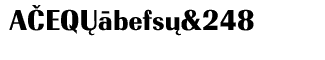 Serif fonts D-G: EF Radiant Text CE Black