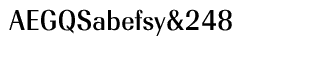 Serif fonts D-G: EF Radiant Text Medium