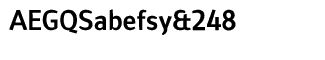 Serif fonts D-G: EF Tabard Extra Bold