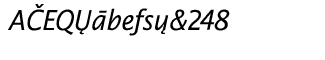 EF Thordis fonts: EF Thordis Sans CE Regular Italic