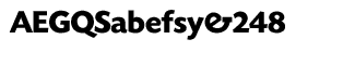 EF Fonts: EF Today Sans Serif H Bold