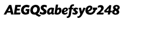 EF Today Sans Serif H Bold Italic