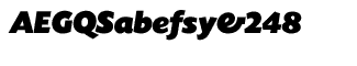EF Today fonts: EF Today Sans Serif H Ultra Italic