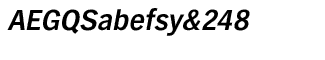 Serif fonts D-G: EF TV Nord Bold Oblique