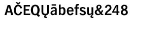 Serif fonts D-G: EF TV Nord CE Bold