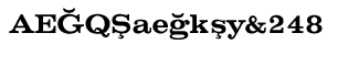 Serif fonts D-G: EF Volta T Medium