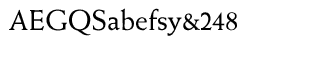 Serif fonts D-G: EF Weiss Antiqua Regular