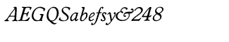 EF Worchester fonts: EF Worchester Regular Italic