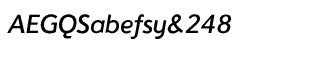Sands Serif fonts D-J: Effectra Medium Slant