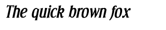 Serif fonts D-G: Effloresce Bold Italic