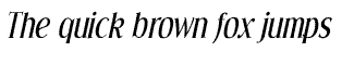Serif fonts D-G: Effloresce Italic