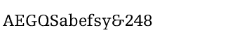 Sands Serif fonts D-J: Egyptienne F 55 Roman