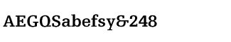 Egyptienne fonts: Egyptienne F 65 Bold