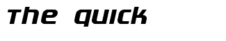 Digital fonts A-G: Electrofied Italic