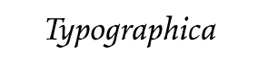 Elysium fonts: Elysium Book Italic